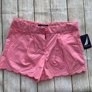 Nautica Girl's Coral Shorty Shorts Size 12 Kids NWT